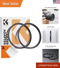 Upgrade Your Lens with 49-52mm Step-Up Ring Adapter - Brass  Cloth Included