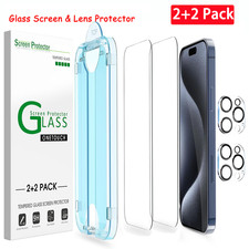  2 2Pack film for iPhone 17 16Pro Max/Plus OneTouch Glass Screen Lens Protector