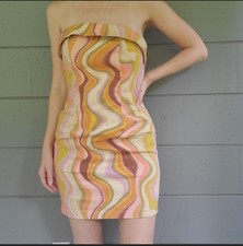 Wild Fable Marbled Strapless Mini Dress Size Small