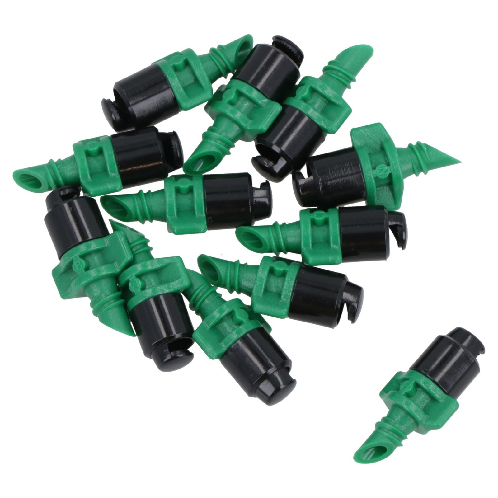 Micro Jet Sprinkler 180 Degree Coverage Watering Sprayer 4 + 13mm Pipe 12pc