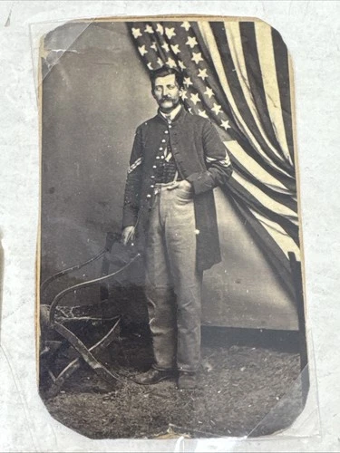Civil War Era Soldier Photo Lot Identified James Garnett Wife Mary Richardson