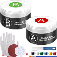 Fiberglass Boat Repair Kit - Marine-Grade Gel Coat Repair Kit for Boats Fibergla