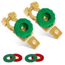 Top Post Battery Disconnect Switch 12V 2 Pcs, 125A Car Battery Disconnect Switch
