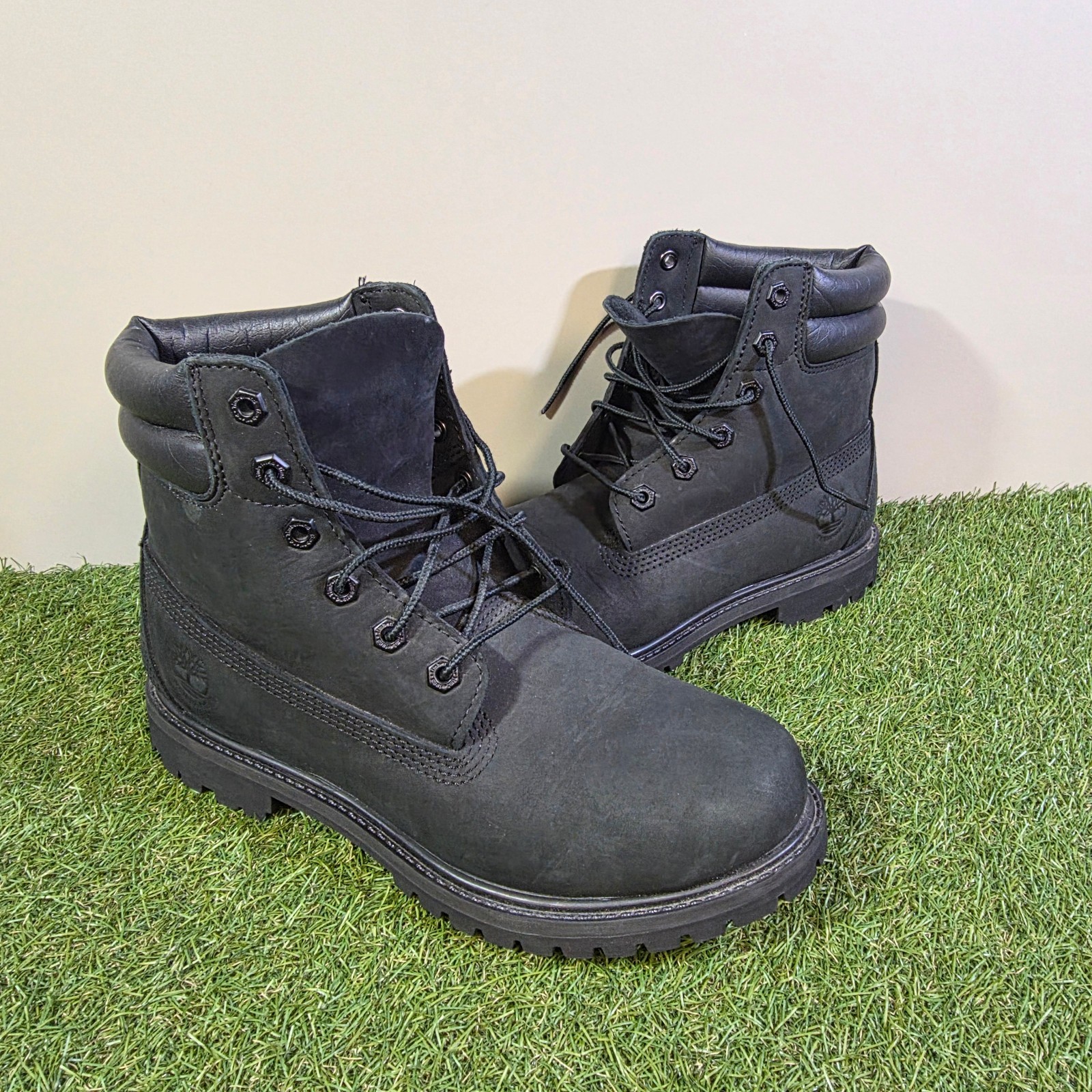 Womens Timberland Waterville 6 Inch Waterproof Lace-up Boots Black  Size UK 6.5