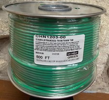 500 FT THHN/THWN WIRE. 12AWG STR BC  600 VOLT. MADE IN USA.  GREEN OR STRIPED