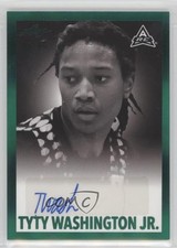 2021-22 Leaf Memories 1960 Base Green Spectrum /50 TyTy Washington Jr Auto 12w4