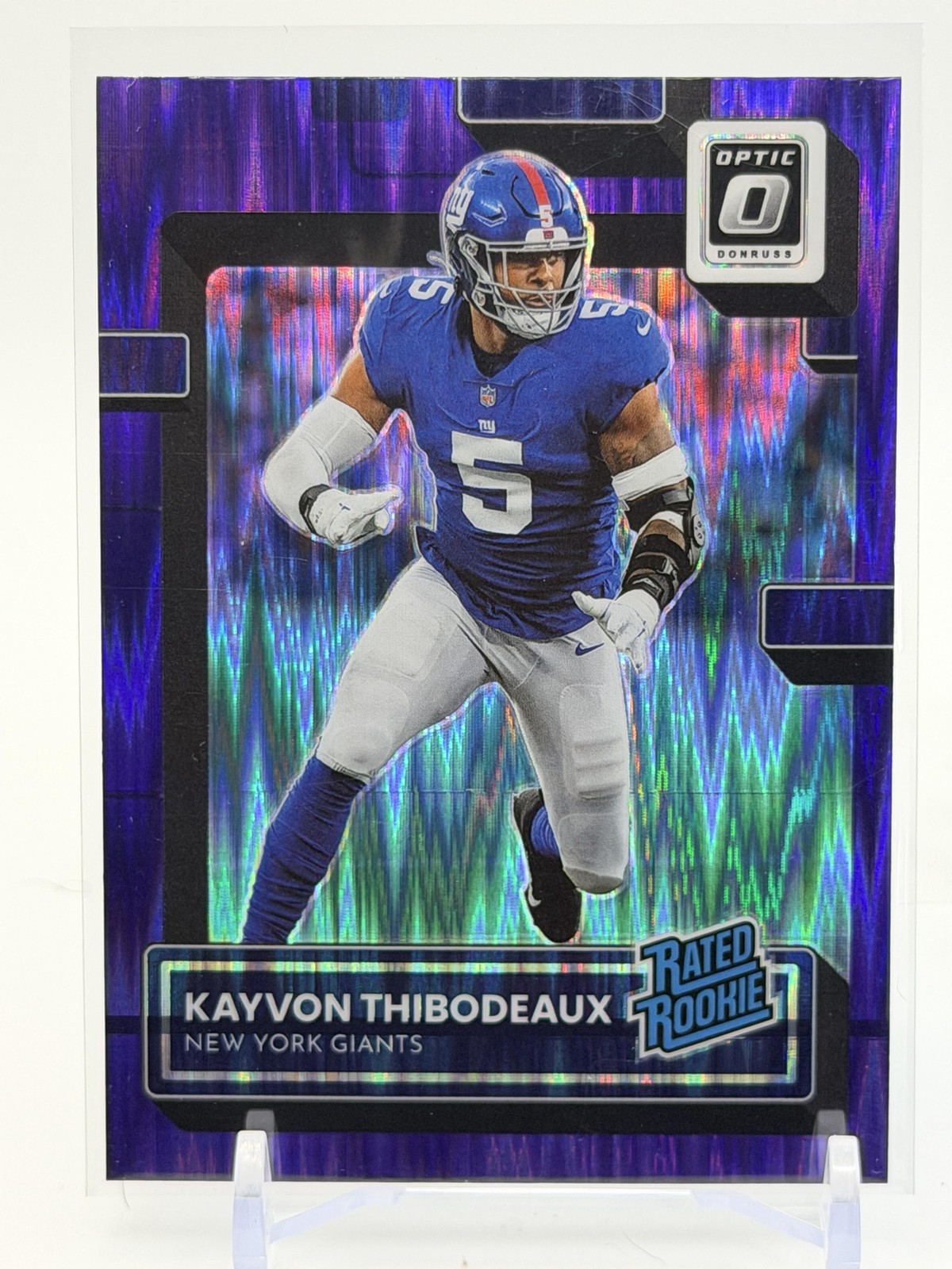 Kayvon Thibodeaux 2022 Donruss Optic Purple Shock #245 RC