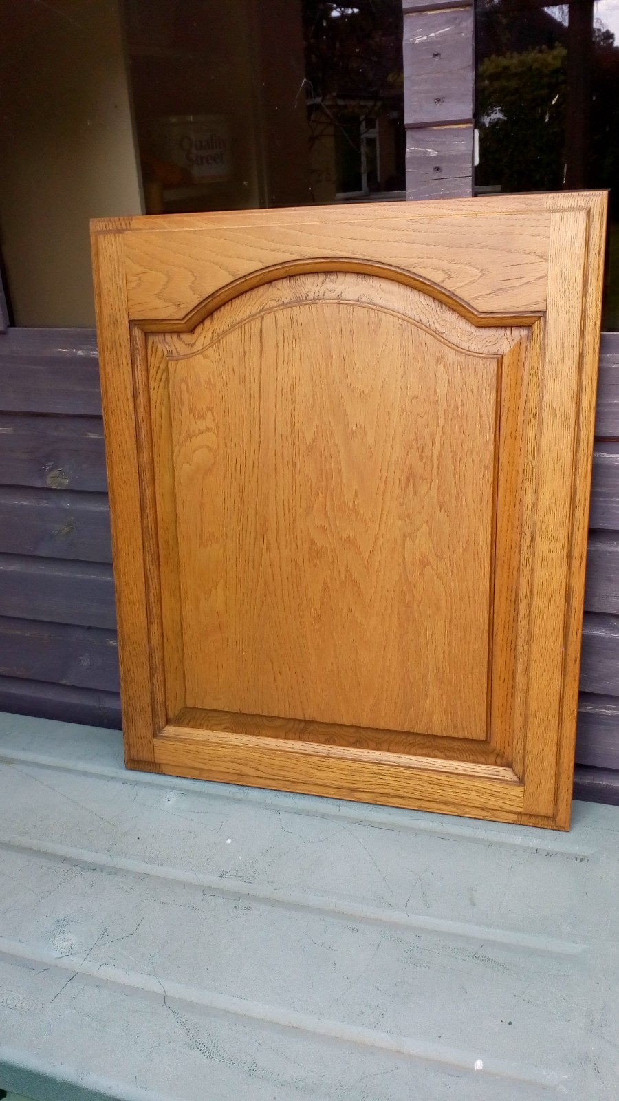 1ofmediumoakwoodkitchendoor715mmhighx590mmwide-goodcond