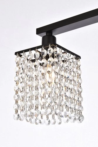 Elegant Lighting LD7008 Phineas 2 Light 18"W Bathroom Vanity - Black - Picture 9 of 12