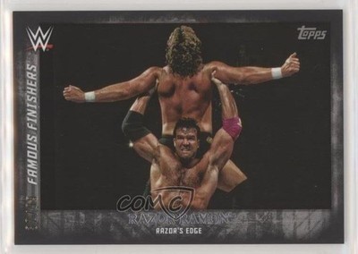 2015 WWE Undisputed Famous Finishers Black 32/99 Scott Hall Razor Ramon #21 00d2