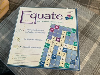 Equate The Equation Denkspiel Plus Advanced Tile Set Alter 8+ 100% KOMPLETT