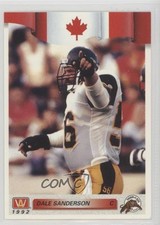 1992 All World CFL Dale Sanderson #177 0q3