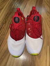 Nike Air Huarache Drift Lifestyle Kids 3Y 3 White Red Volt Shoes 943344-700
