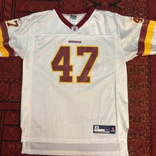 Washington Redskins Jersey Youth XL White Cooley #47 NFL Football Equipment