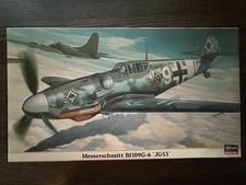 Hasegawa 1/48 Messerschmitt Bf109G-6 “JG53” #09738 – Complete Unbuilt Model Kit