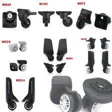 2/4pcs Replacement Luggage Wheels 360  Swivel Spare Caster Suitcase Repairment