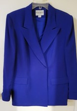 Vintage John Meyer of Norwich royal blue lined blazer