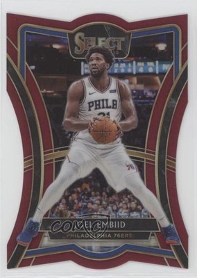 2019-20 Panini Select Premier Level Maroon Prizm 111/175 Joel Embiid #111 5b1