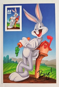 BUGS BUNNY Stamp & Pictorial Card #3137c