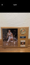 Steph Curry Autographed Photo/ Rookie Card Plaque 