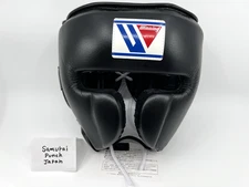 Winning Boxing Head Gear Face Guard Type FG-2900 Black Size M from Japan