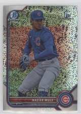 2022 Bowman Draft Chrome Sparkle Refractor Nazier Mule #BDC-77 09an