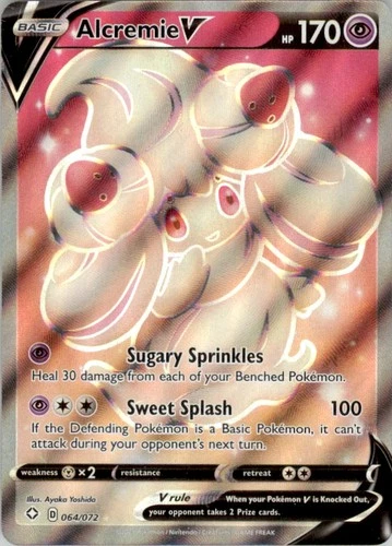 2021 Pokemon Sword & Shield - Shining Fates #64 Alcremie V Holofoil