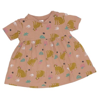 Pusblu, Kleid, Größe: 80, Beige/Mehrfarbig, Baumwolle, Sonstiges, Mädchen #w9C