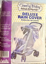 NEW Comfy Baby Deluxe Rain Stroller Cover Weathershield Rain Cover/Wind Shield