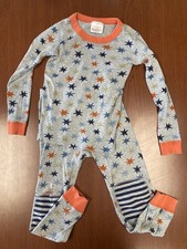 Hanna Andersson Boys  Stars  Pajama Set 2 Pieces Size Euro 120cm/US 6-7