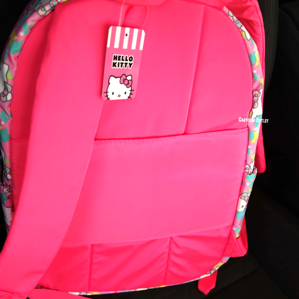 Hello Kitty Stars All Over Print Pink Backpack 16" Large School Bag New |  eBay