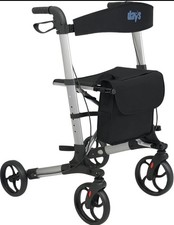 Image of Days Deluxe Lightweight Folding Four Wheel Rollator Rollator Easy Storage