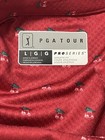 PGA Tour Christmas Tree Pro Series Golf Men’s Size Large Short Sleeve Polo Shirt — photo 9