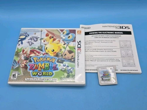 Pokémon Rumble World (Nintendo 3DS, 2016) CIB Complete Tested Working