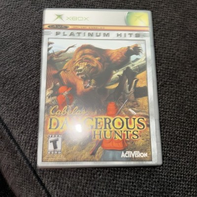 Cabela's Dangerous Hunts Platinum Hits (Microsoft Xbox, 2003) Complete In Box