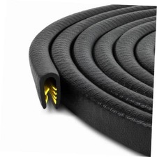 Edge Trim Black Large, Fits Edge 1/4 Inch, Length 10 Feet 3.05 Meter