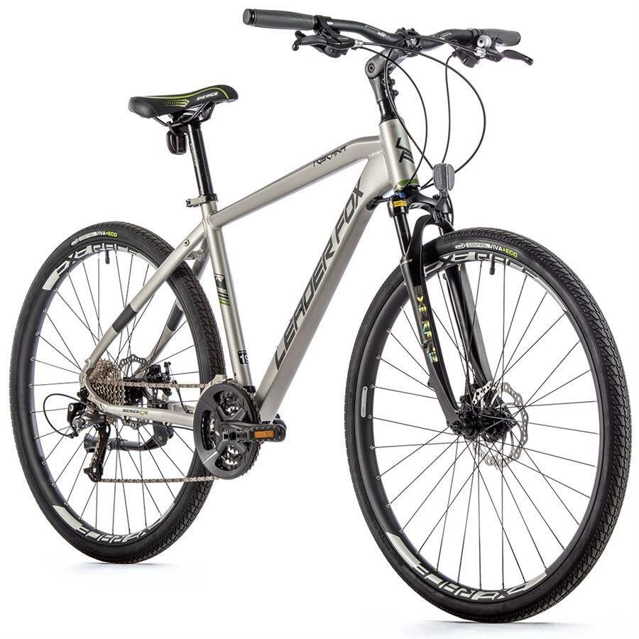 28 Zoll Leader Fox Toscana Cross Bike Shimano 27 Gang Silber Rh52cm - Bild 1 von 1