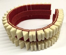 Standard 1 3/8"x3/8" Bass Damper Head Felt Set For Upright/Vertical Piano Repair