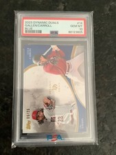 2023 topps dynamic duals- gallen, carroll #14 blue /25