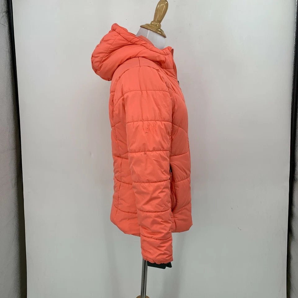 Chaqueta Columbia Katelyn Crest Jóvenes Niñas L Nectarina Cremallera Completa Puffer Sudadera con Capucha Foto 3 de 4