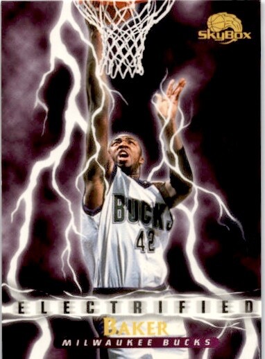 1995-96 Skybox Premium Electrified Vin Baker #289 - Recent Pack Pull