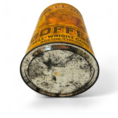 Excelsior Kaffeedose Kanister - Tinell-Wright Co. Boston-Chicago - Antik - Bild 7 von 8