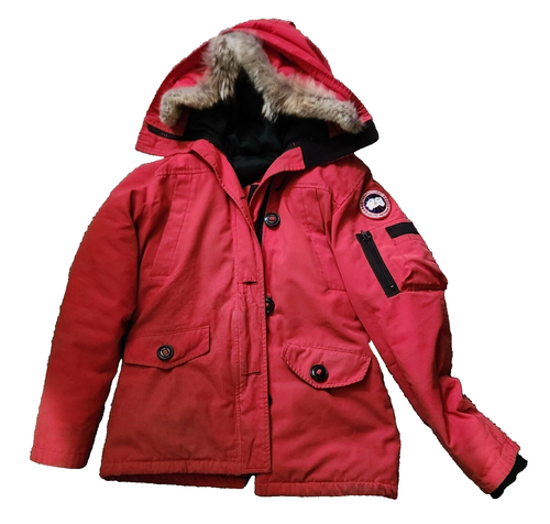CANADA GOOSE RED COAT SMALL AS IS
