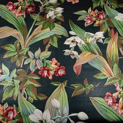 56'' W Gorgeous Tropical Print by Paul Ramm Home Decor Polished Cotton Per 1/2 Yd