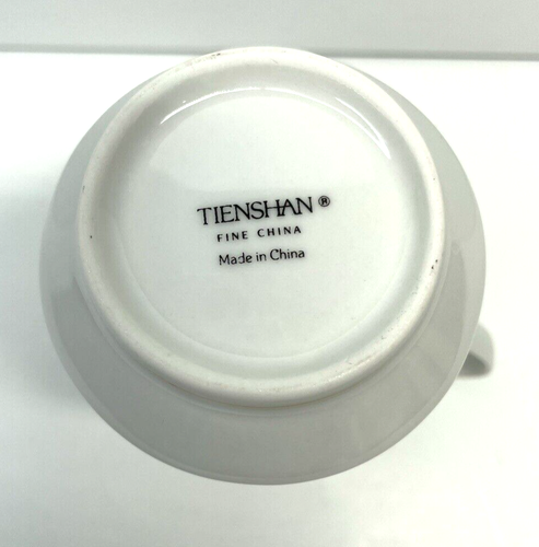 TIENSHAN FINA CHINA DECK THE HALLS Cintas de Pascua Navidad 4 5/8" Crema - Imagen 6 de 6