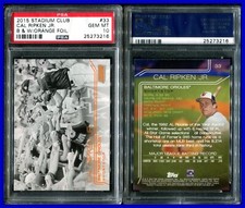 PSA 10 2015 Stadium Club Black White Orange Foil #33 Cal Ripken Jr. PR /17 POP1