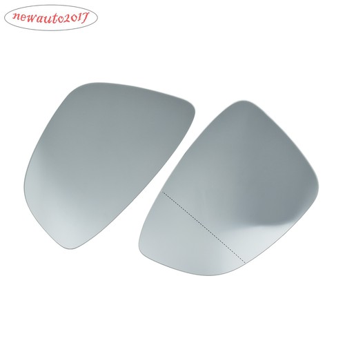 Left Right Side Mirror Glass Heated W/Backing Plate for VW Eos CC Passat 2009-17 - 第 1/9 張圖片