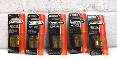 (5) Rayovac Krypton 2pk 3D Bulbs (K3/KPR103) 3.6V .75A 2.7W