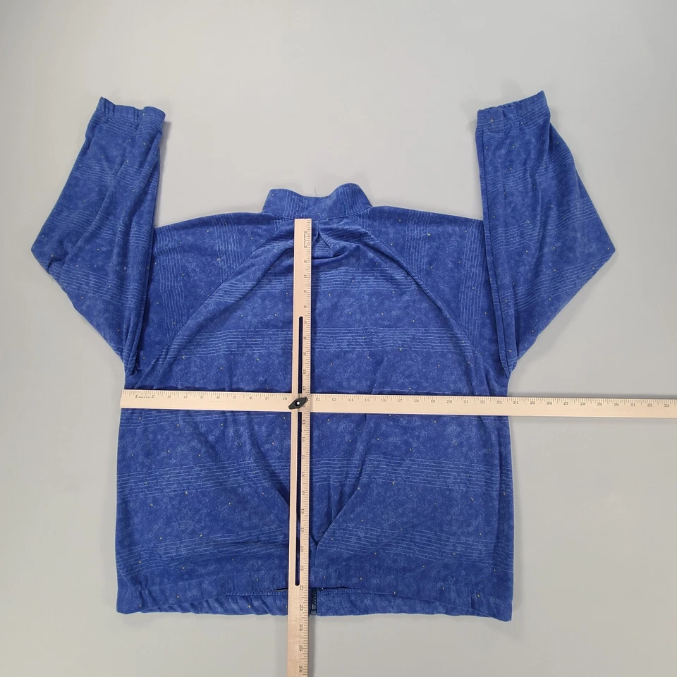 Suéter Le Coq Sportif Mujer Medio Azul Cremallera Completa Falta foto trasera Foto 2 de 4