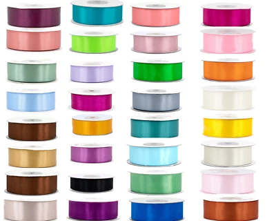 Ruban Satin 25 mm x 25 m – Haute Qualité – Couture, Décoration, Mariage, DIYRuba